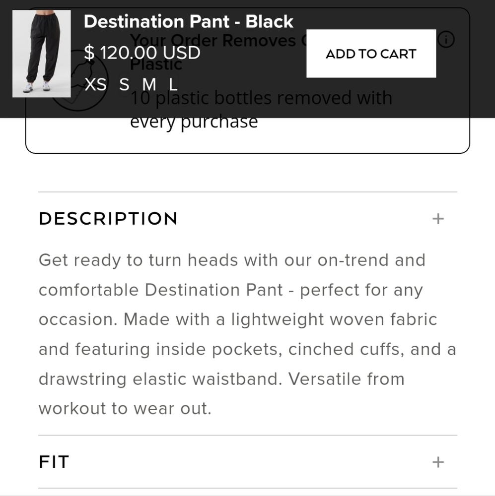 Noli Destination Pant NEW - Small - Picture 6 of 7